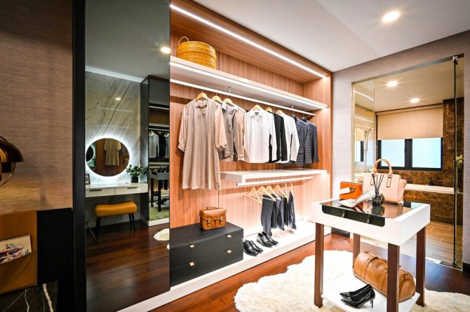 The wardrobe is one of the most important pieces of bedroom furniture.